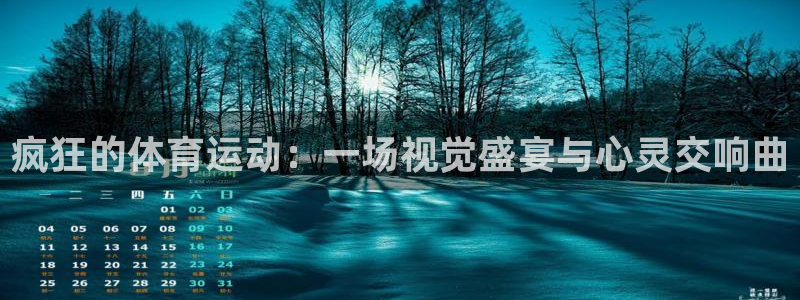 球王会体育：疯狂的体育运动：一场视觉盛宴与心灵交响曲